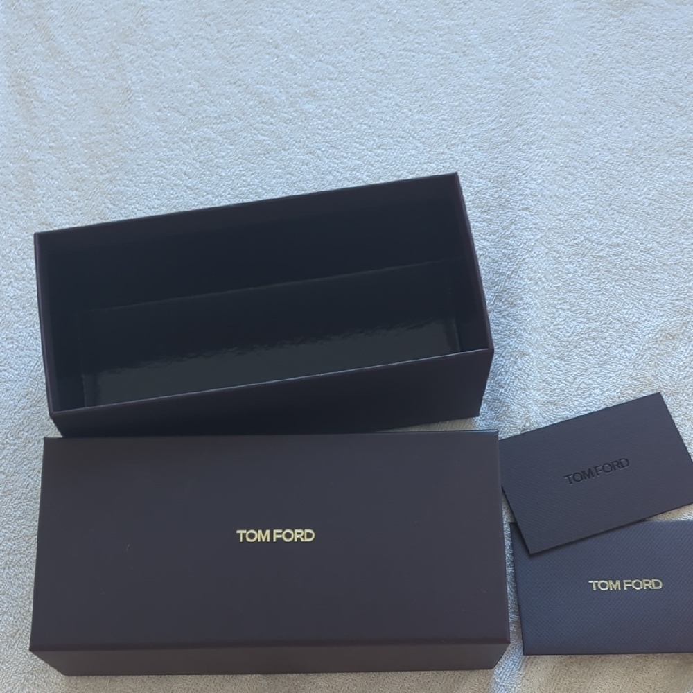 Tom Ford Black Gift Box And Authenticy Card